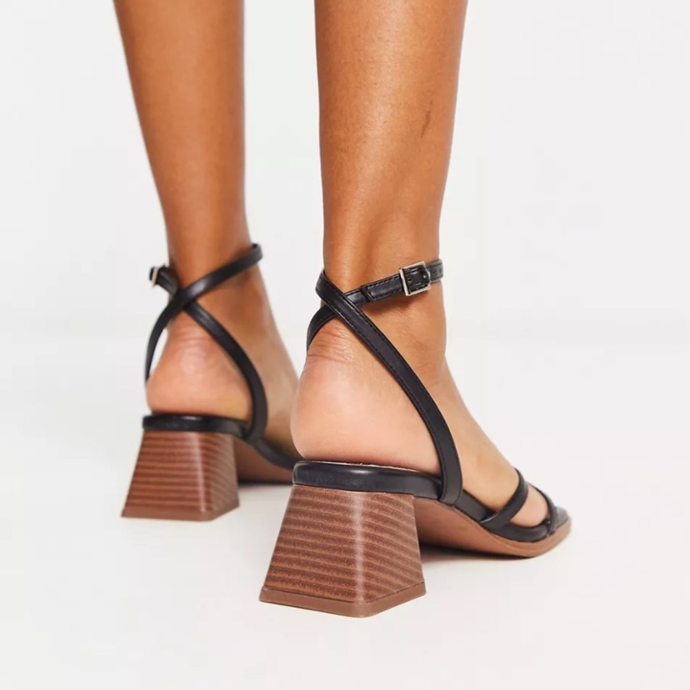 ASOS design adjustable strap open toe sandals